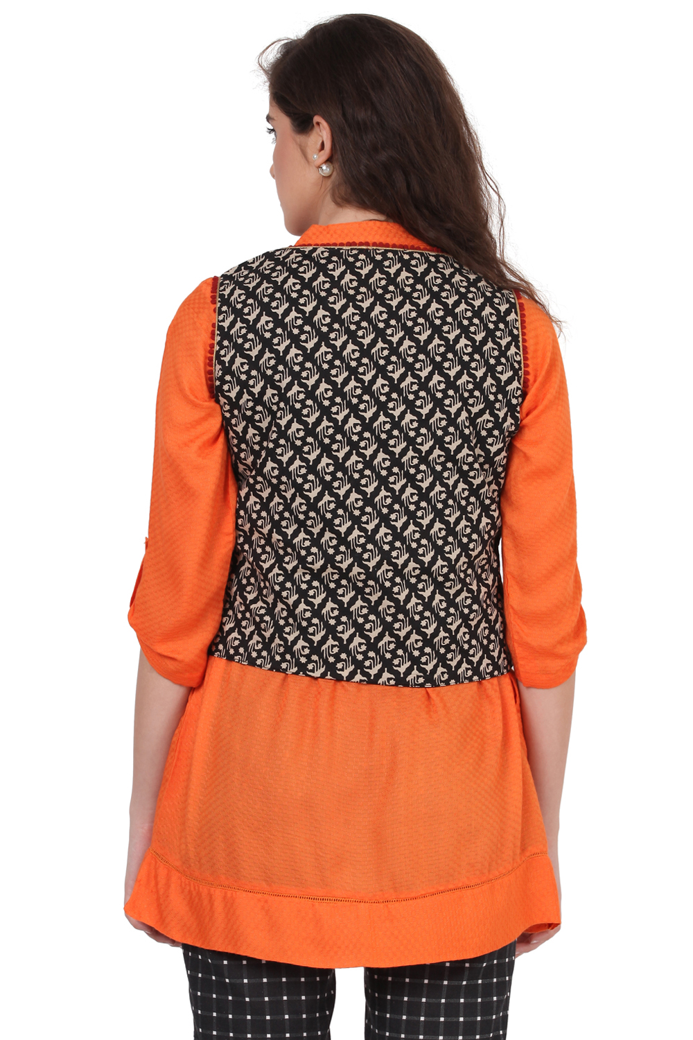 Black Cotton Jacket image number 4