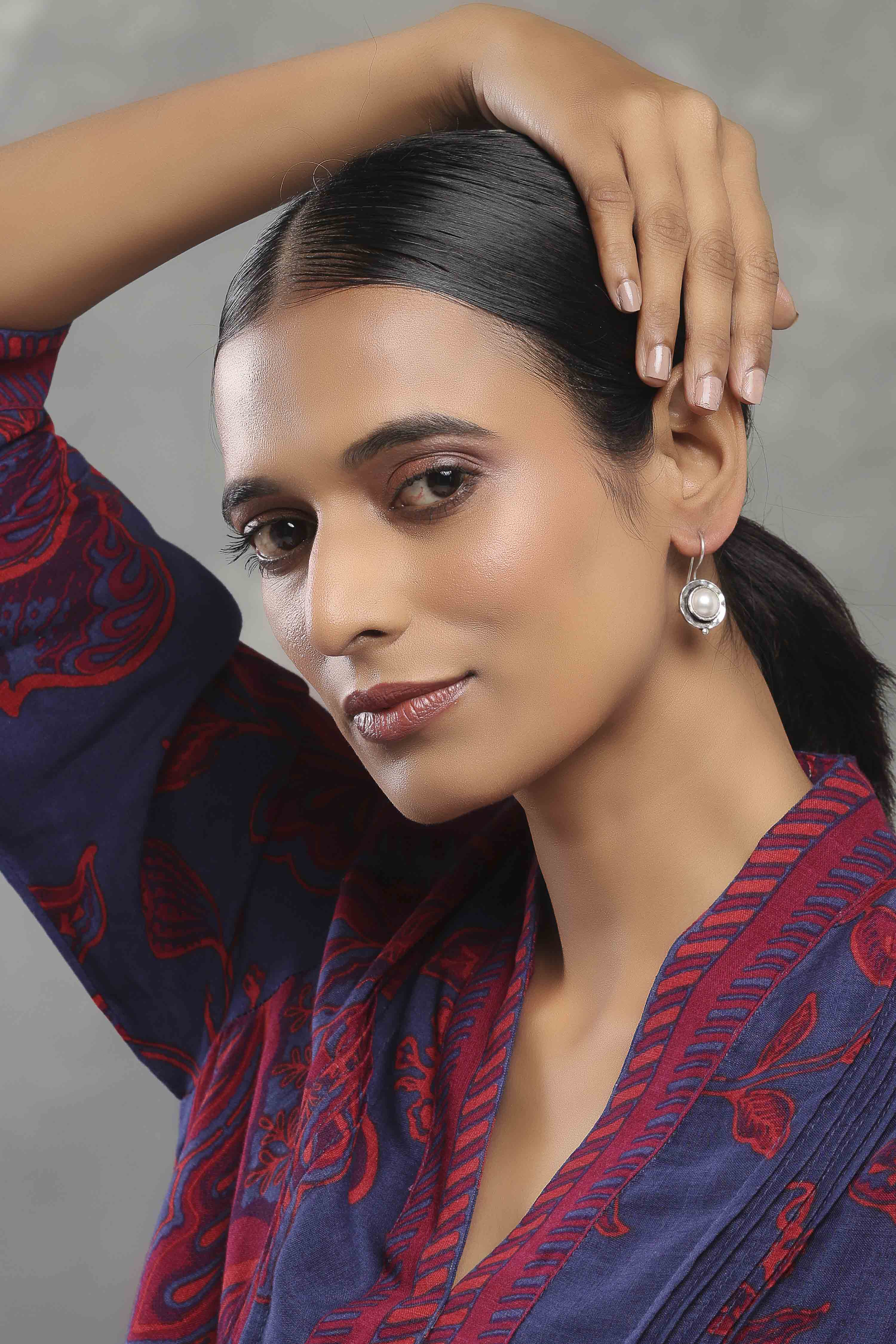 Pearl Brass Drop & Danglers image number 3