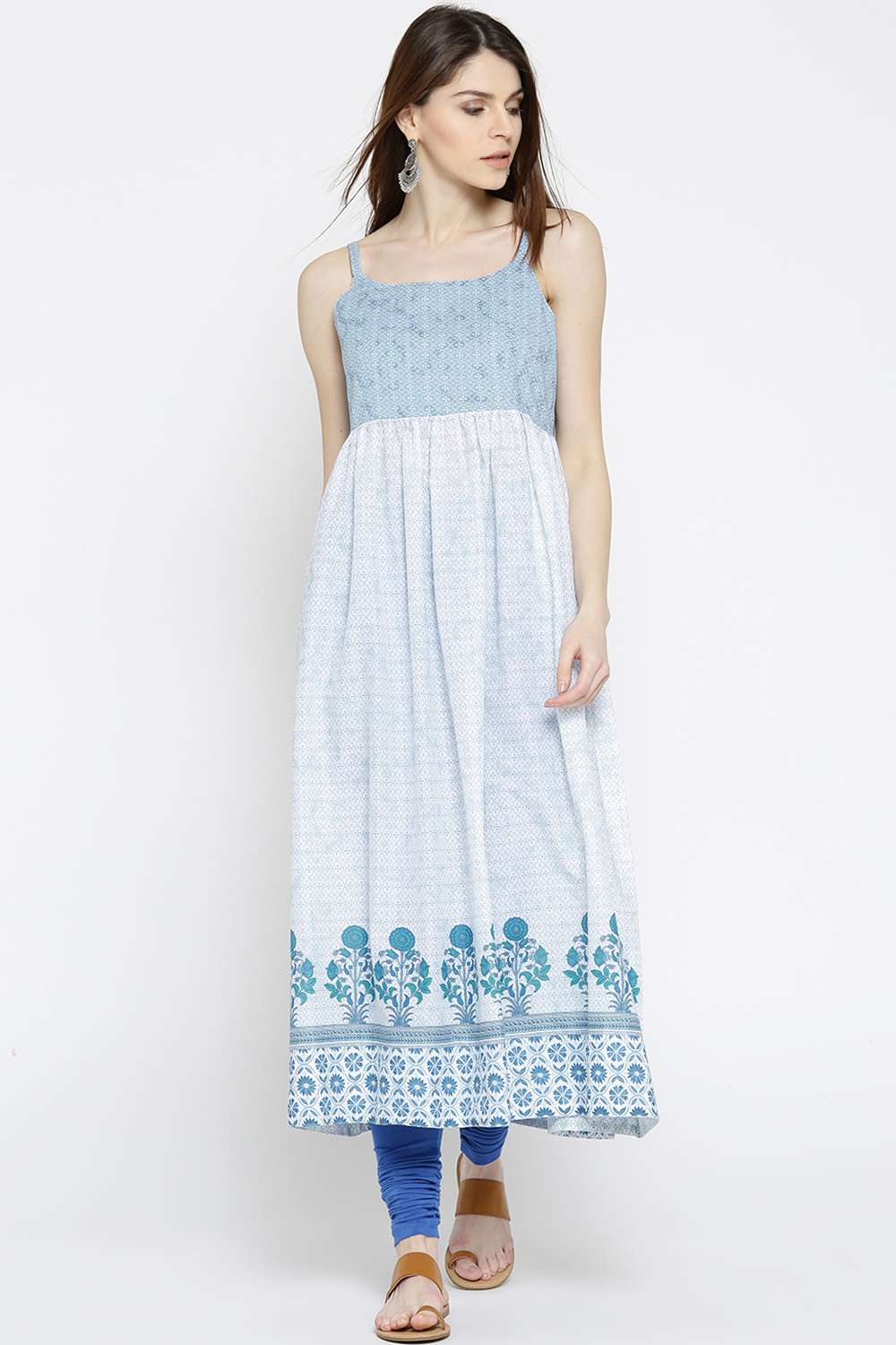 White Cambric Straight Kurta image number 3