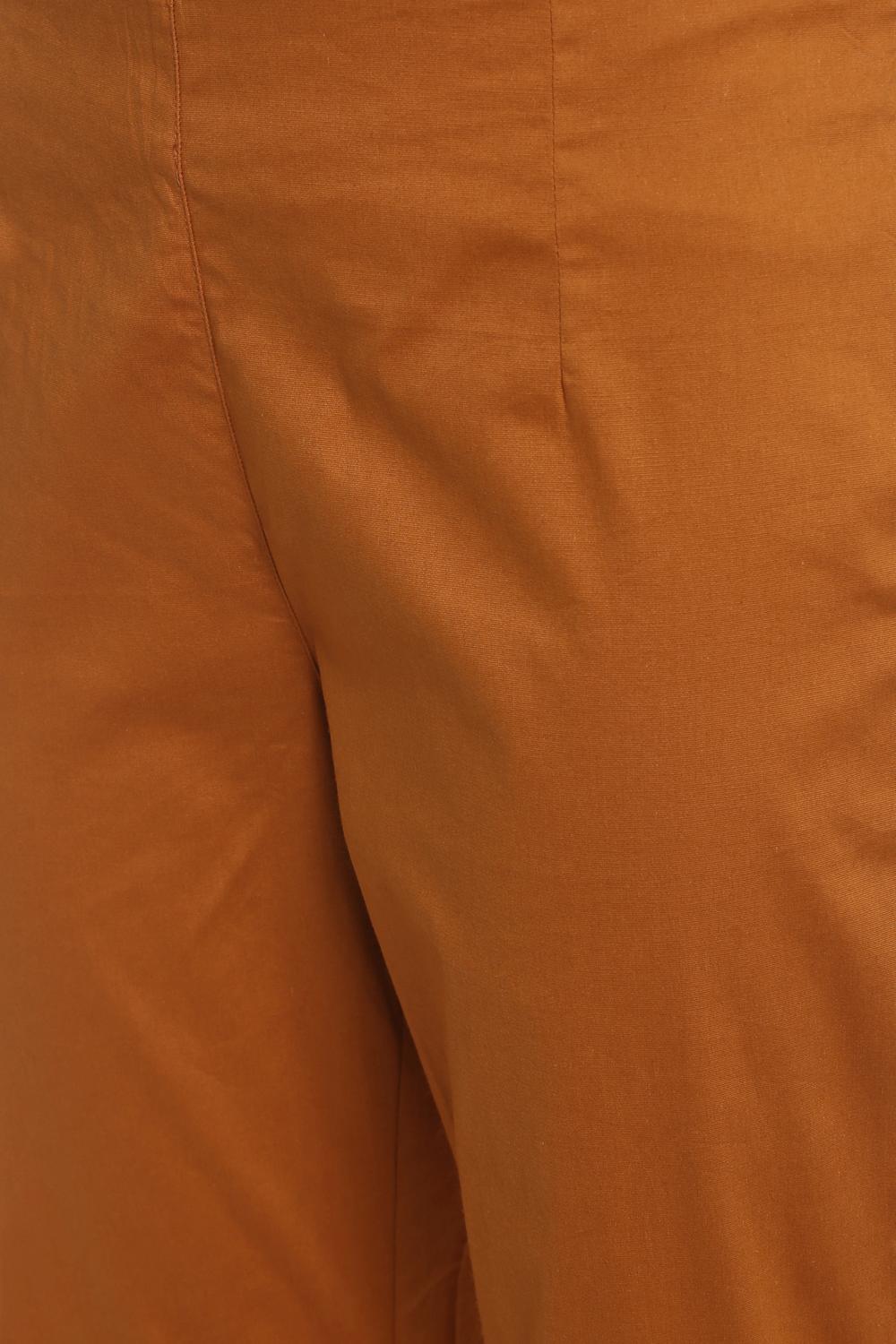 Light Pink Cotton Fusion Pants image number 1
