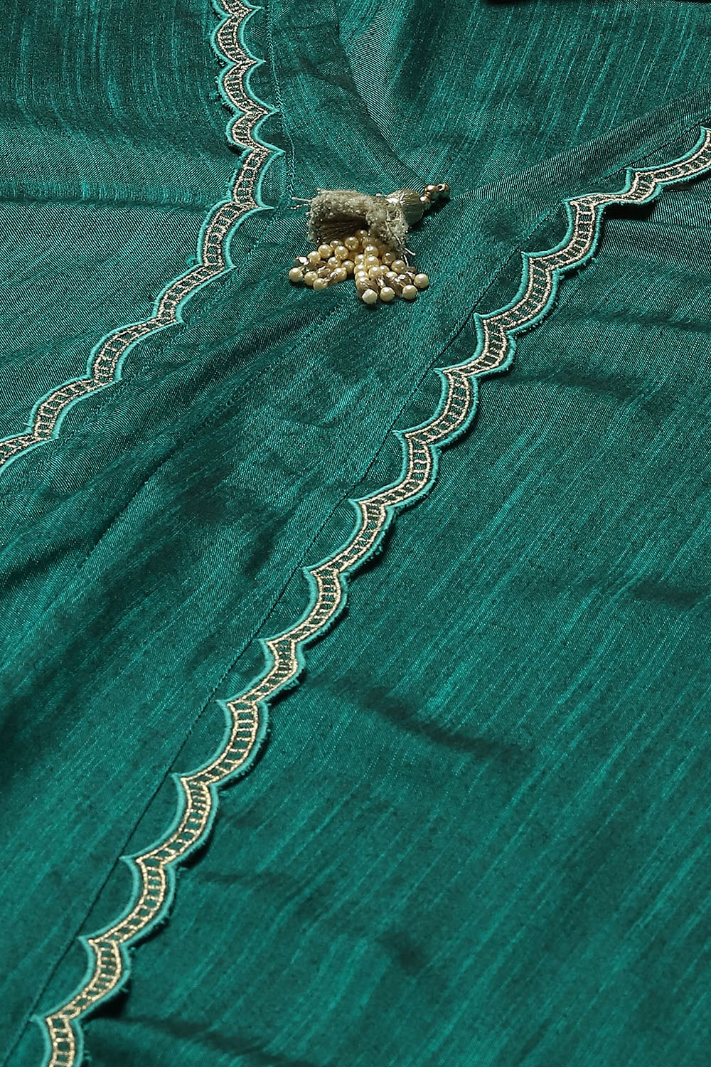 Green Poly Viscose Straight Printed Suit set image number 1