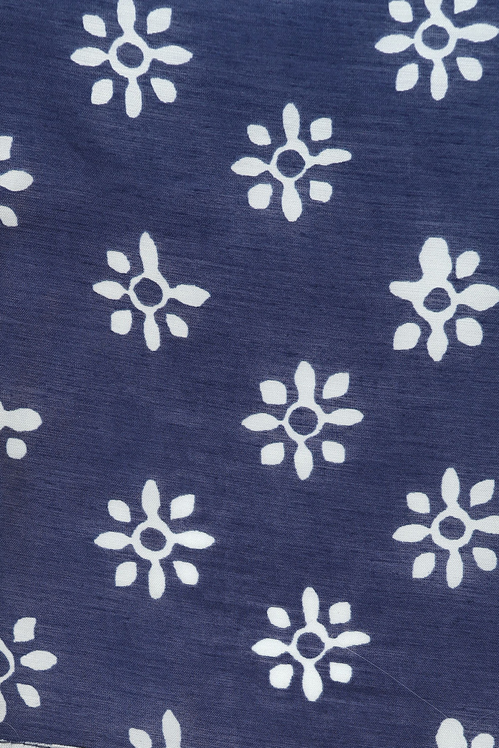 Indigo Poly Chanderi Scarf image number 1