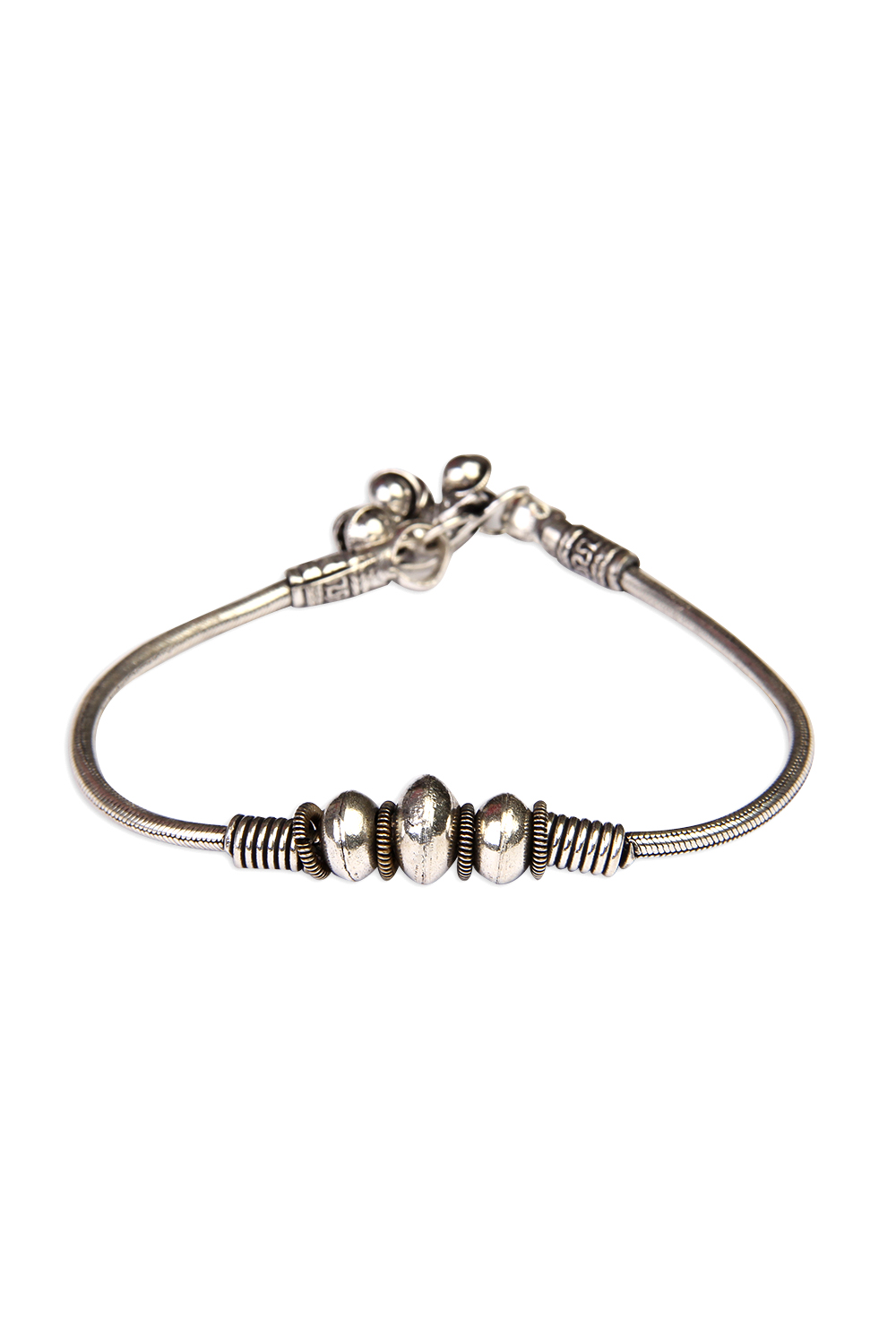 Flat Metal Beads Anklets image number 2