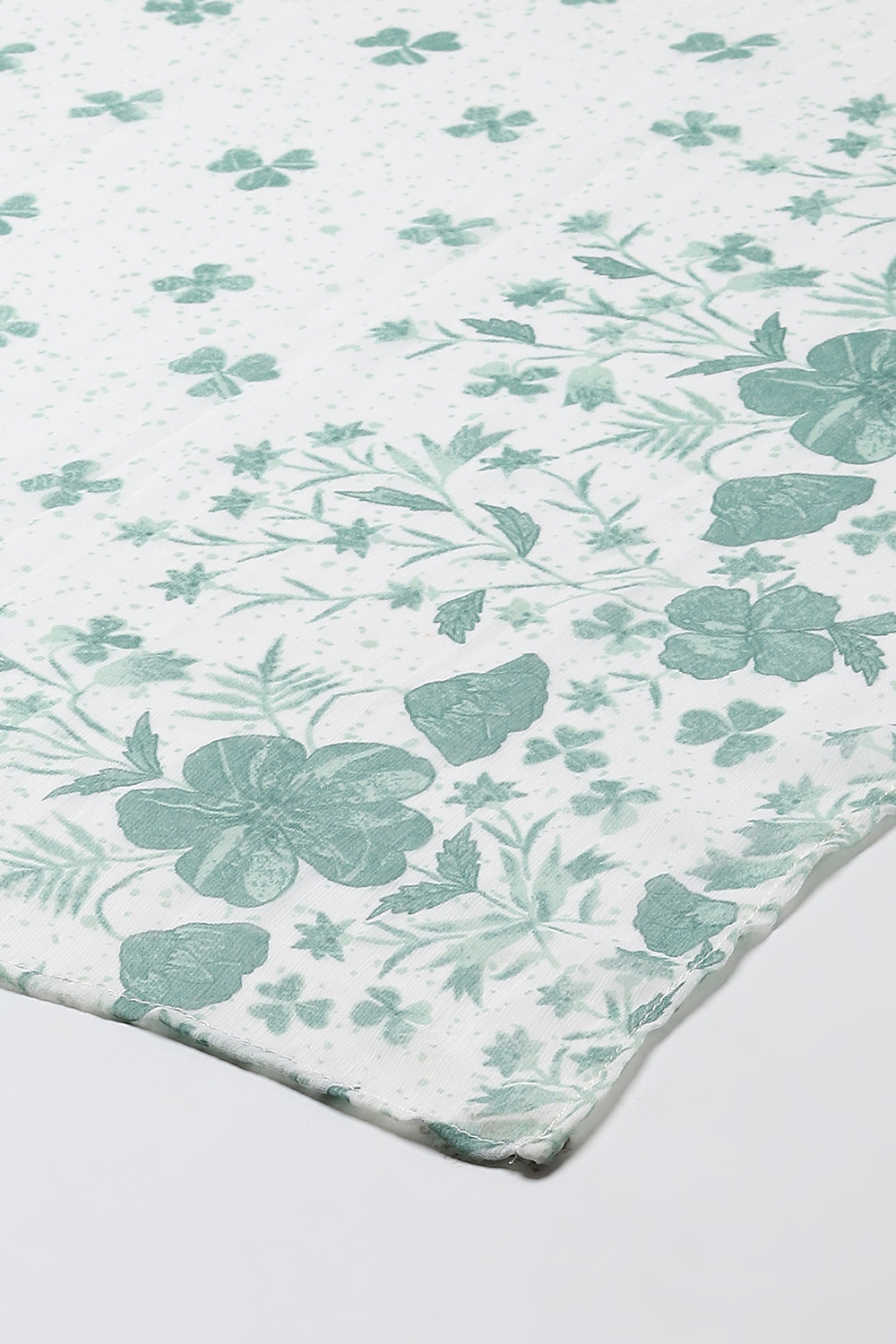 Green Polyester Printed Dupatta image number 1
