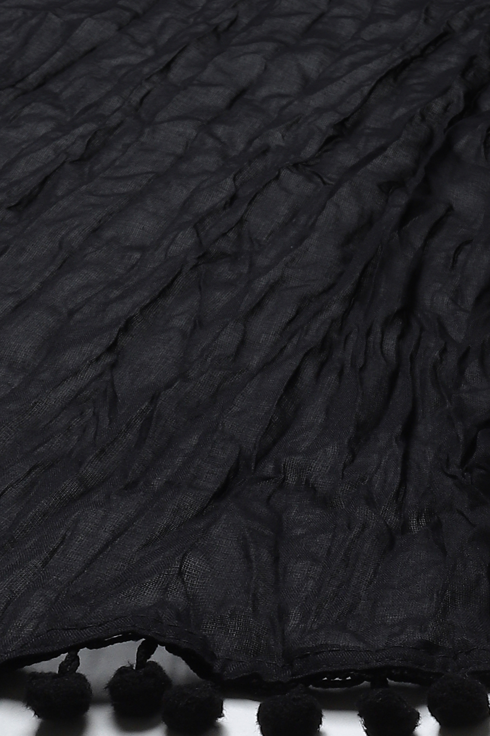 Black Cotton Stole image number 1