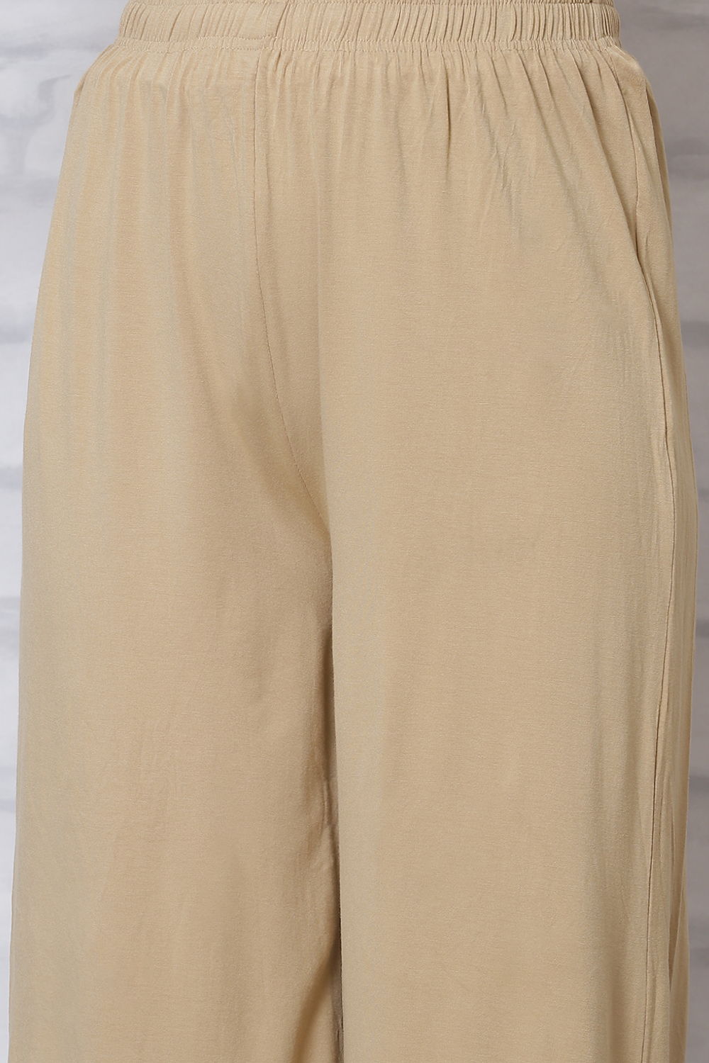 Maroon Viscose Palazzo image number 1