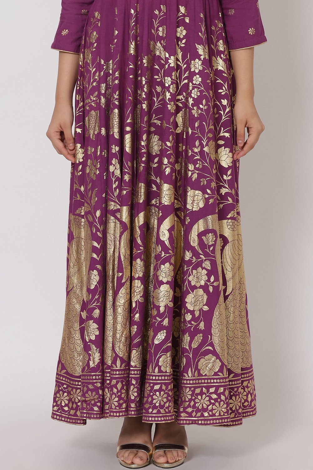 Purple Polysterkalidar Dress image number 1