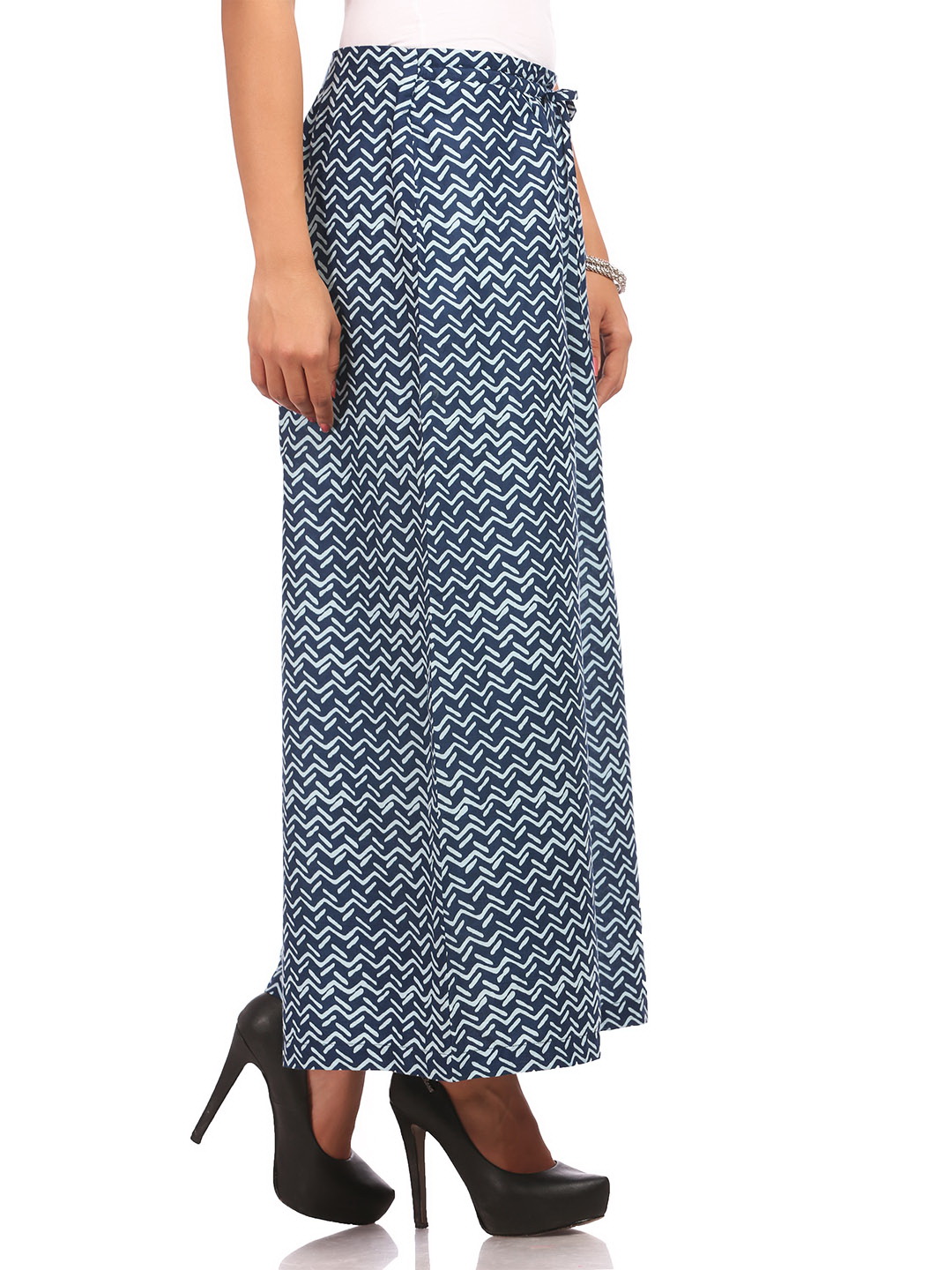 Indigo Cotton Palazzo image number 2