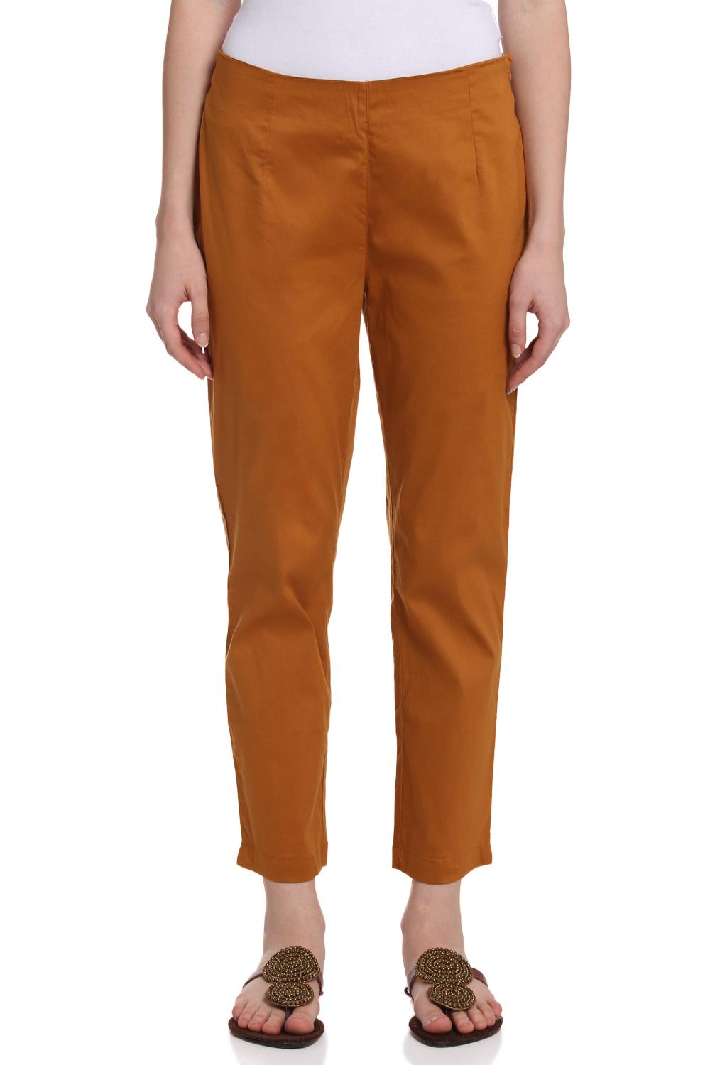 Light Pink Cotton Fusion Pants image number 0
