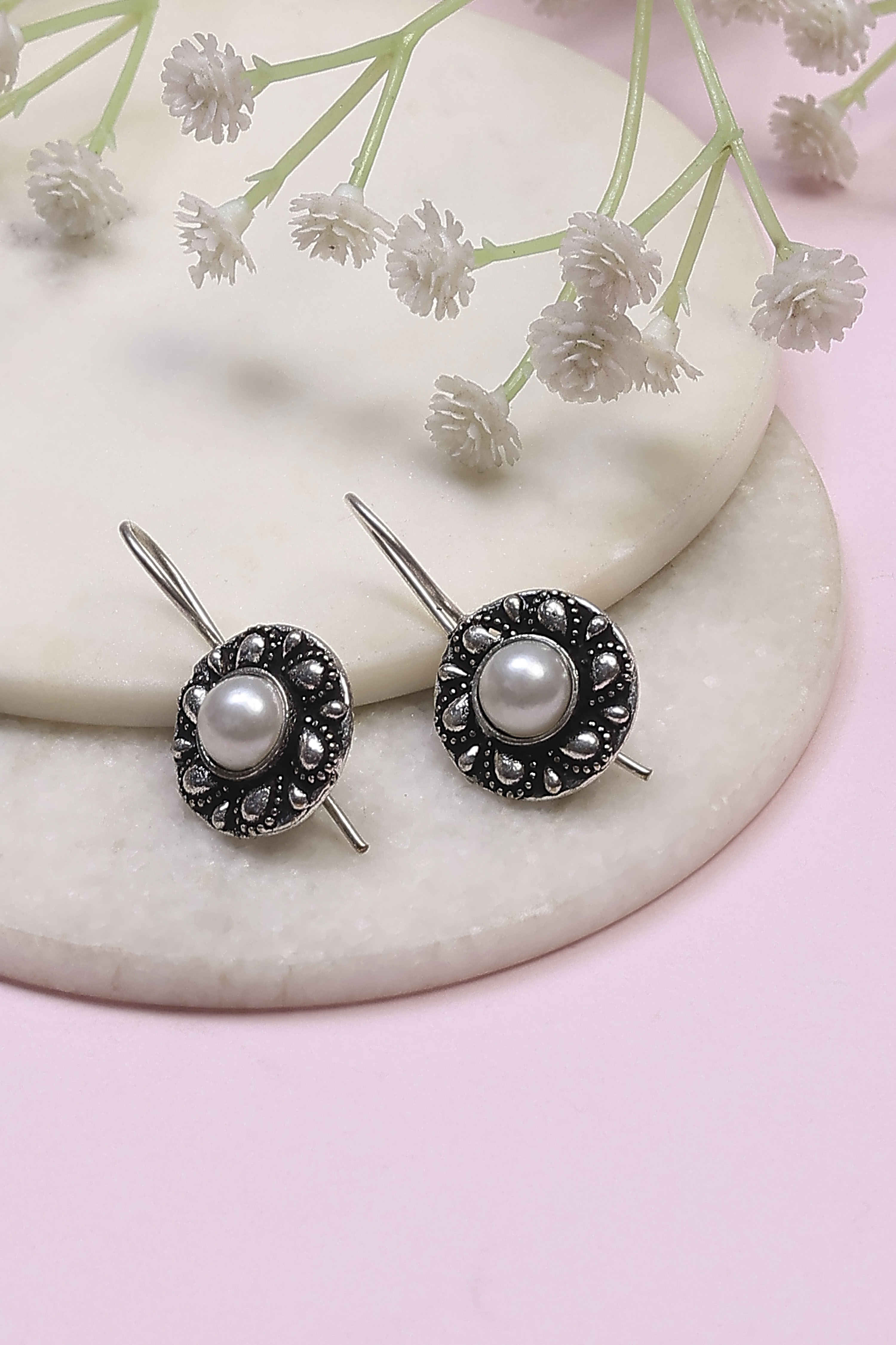 Pearl Brass Drop & Danglers image number 0