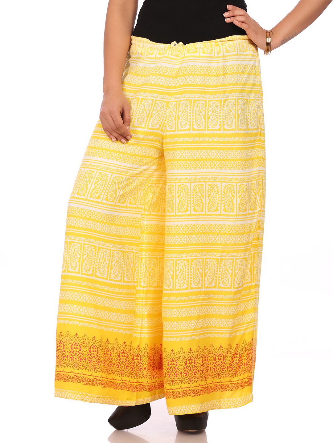 Yellow Cotton  Palazzo image number 0