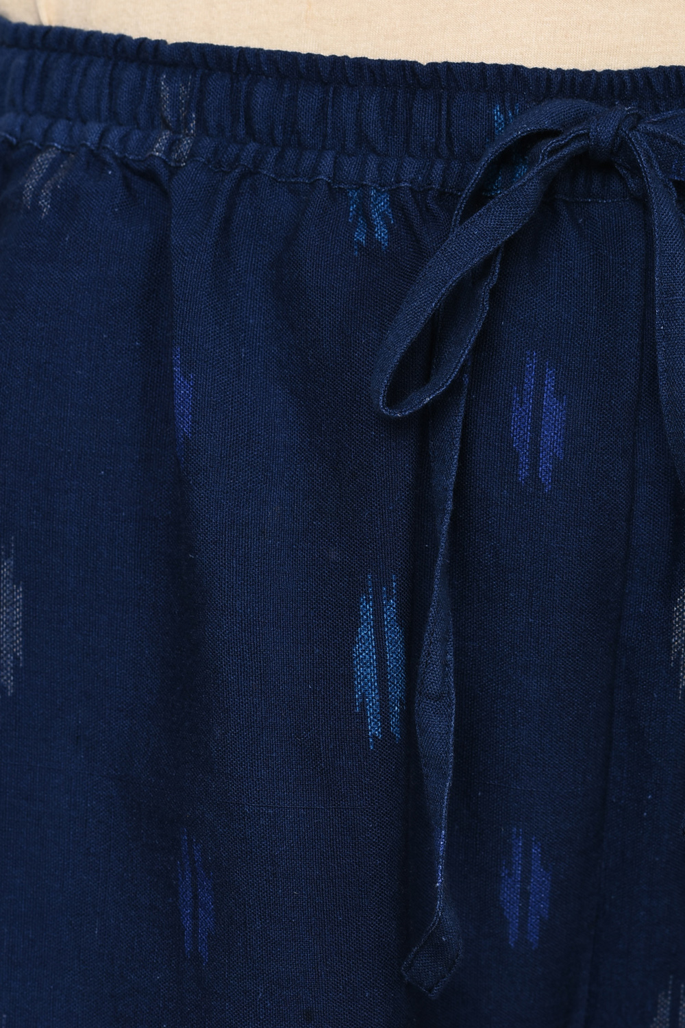 Indigo Cotton Fusion Pants image number 1