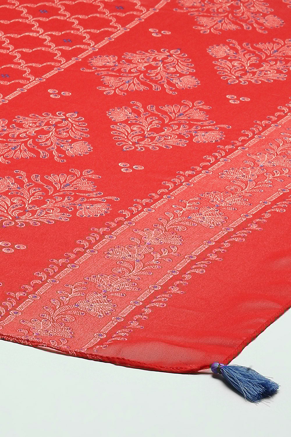 Ecru LIVA Woven Straight Kurta Suit Set image number 3
