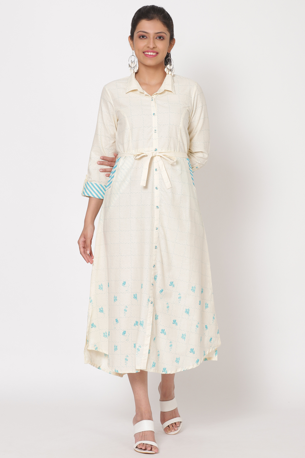 Turq Cotton Dress image number 2