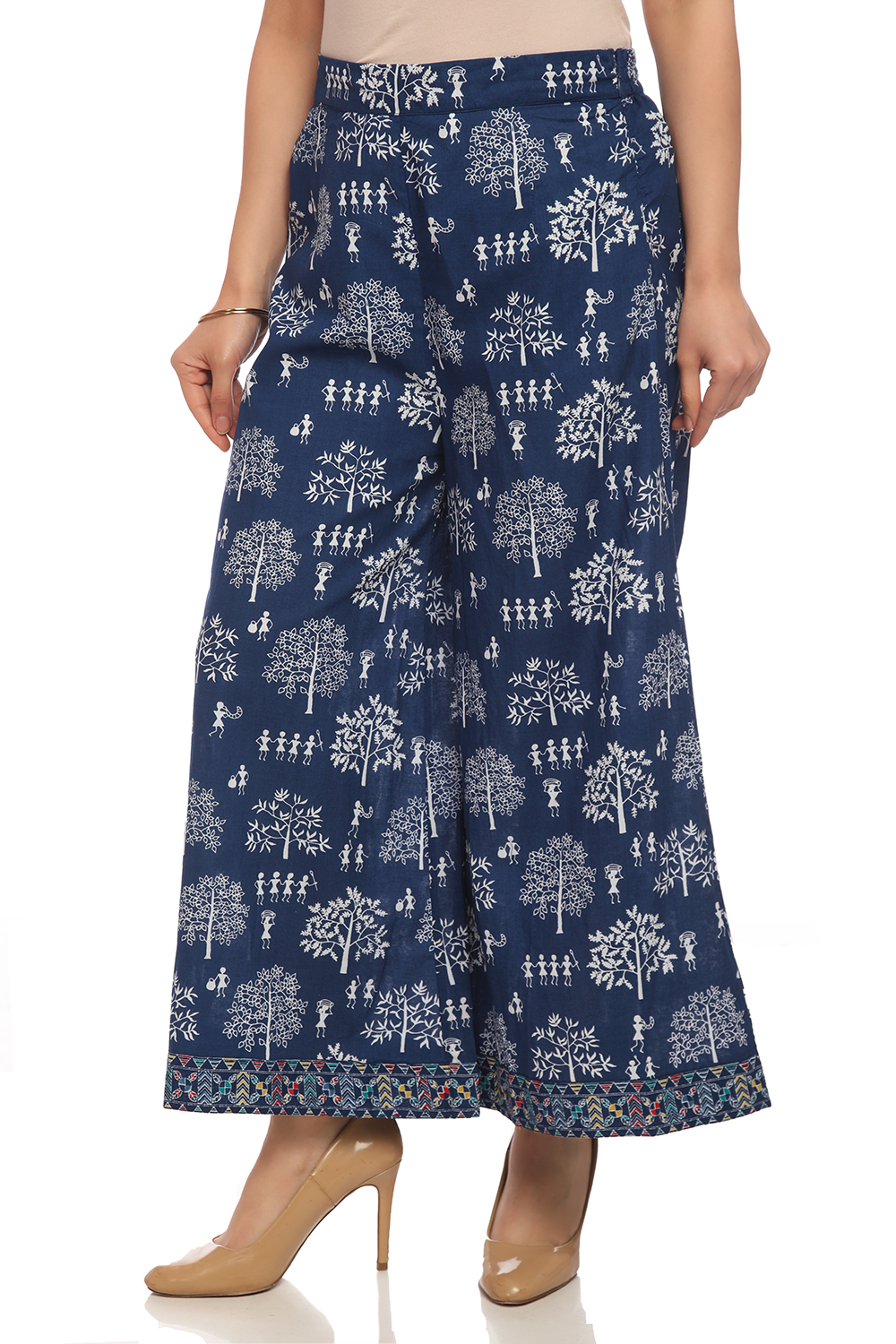 Indigo Cotton Palazzo image number 2