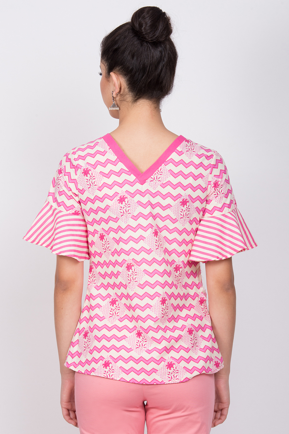 Pink Cotton Indie Top image number 5