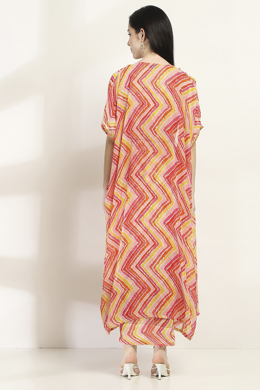 Pink Polyester Skirt Set image number 4