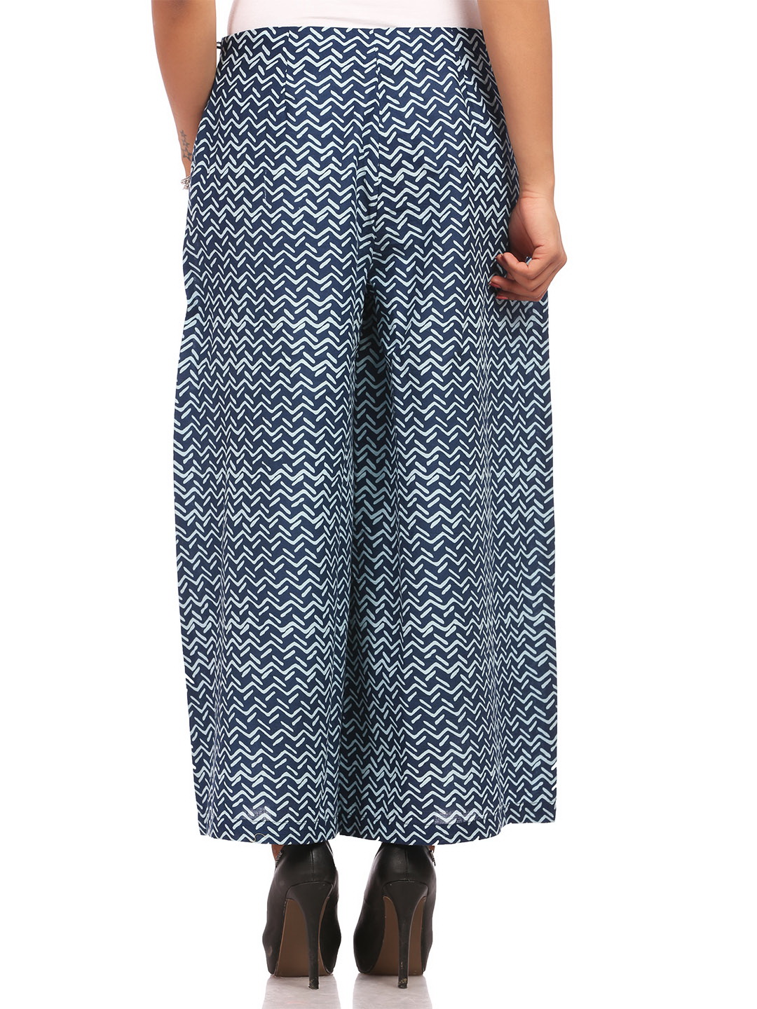 Indigo Cotton Palazzo image number 1