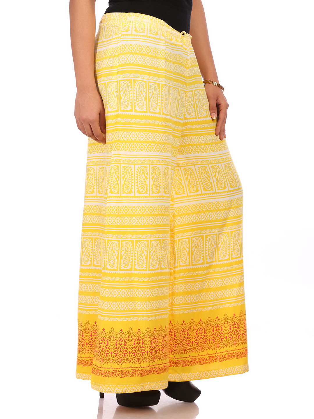 Yellow Cotton  Palazzo image number 1