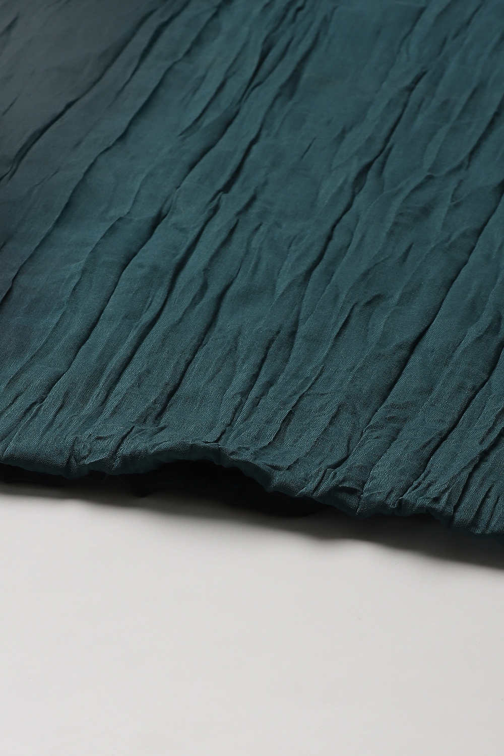 Green And Black Cotton Voile Dupatta image number 1