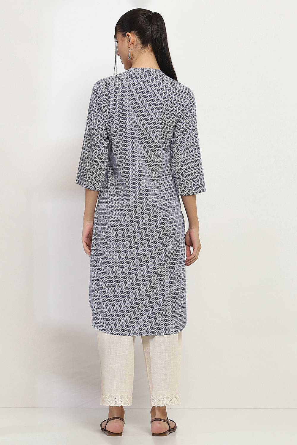 Green Viscose Rayon Straight Kurta image number 3