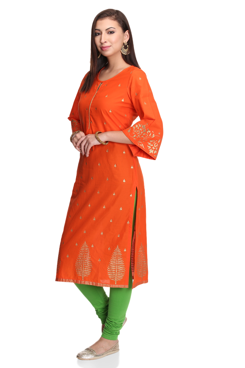 Blue Straight Kurta image number 2