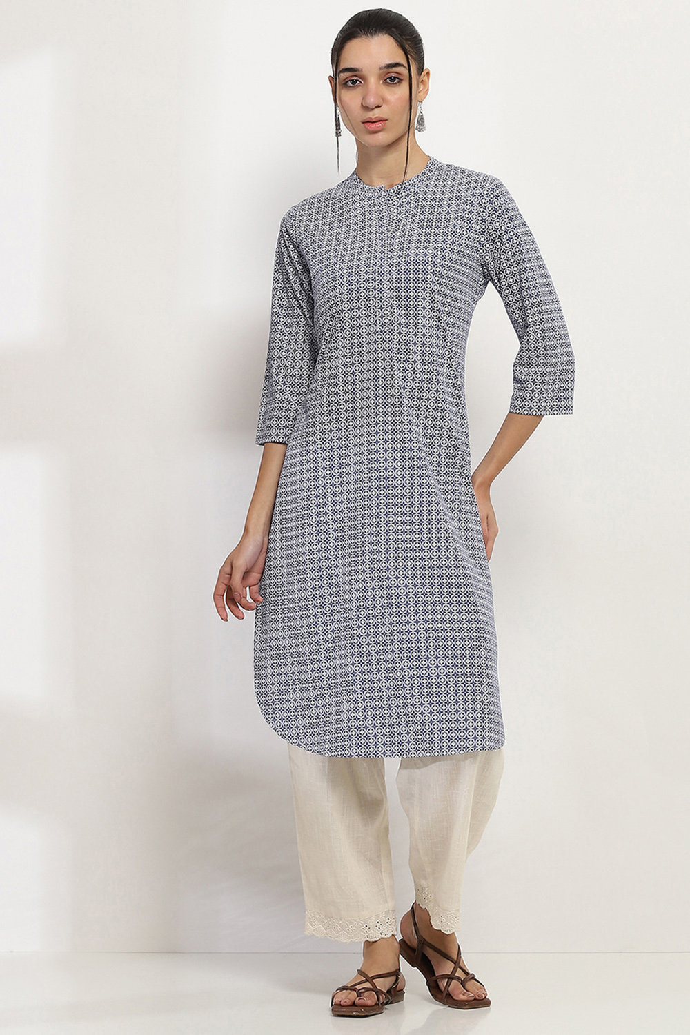 Green Viscose Rayon Straight Kurta image number 5