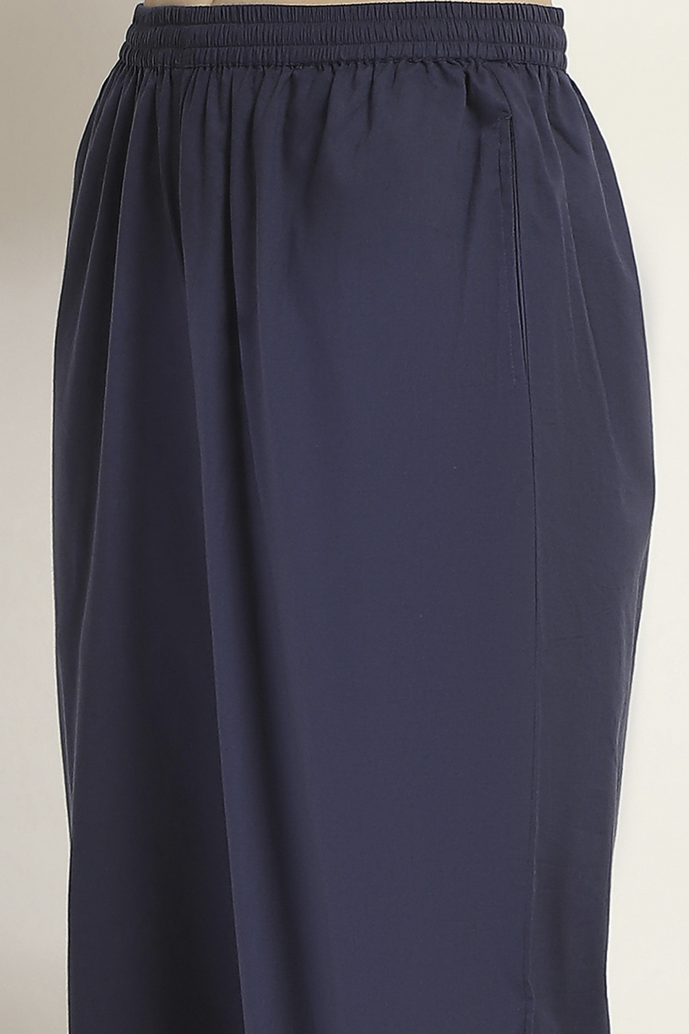 Navy Cotton Straight Set image number 2
