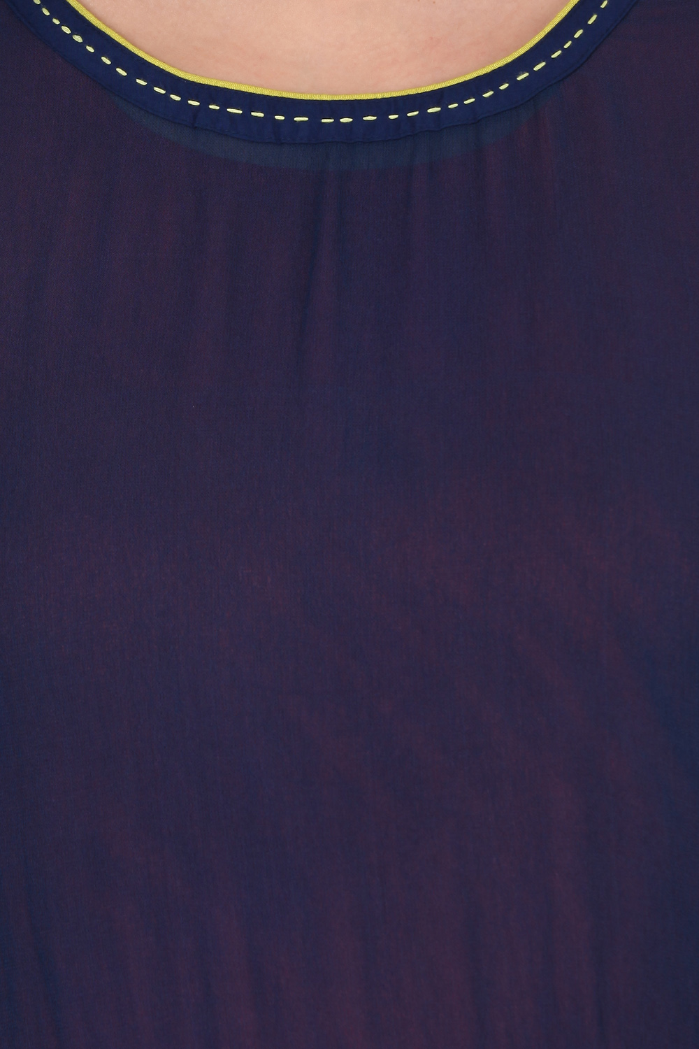 Indigo Straight Viscose Kurta image number 1