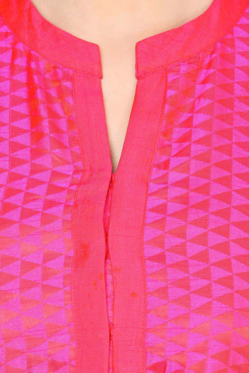 Pink Polyester Jacket image number 1