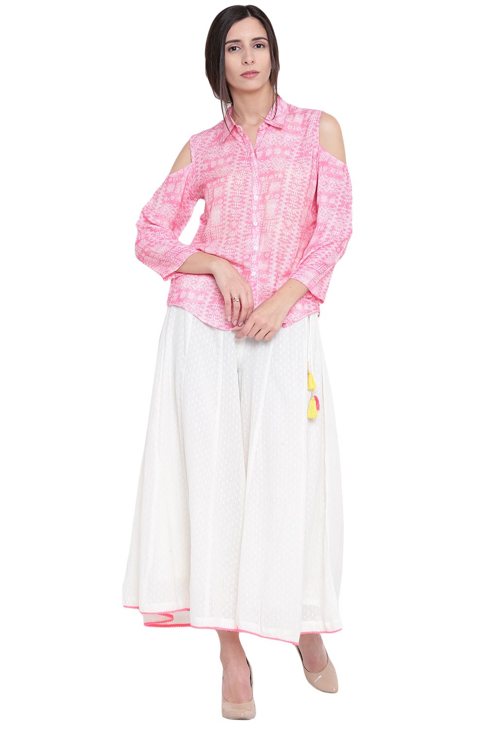 Pink Viscose Indie Top image number 5