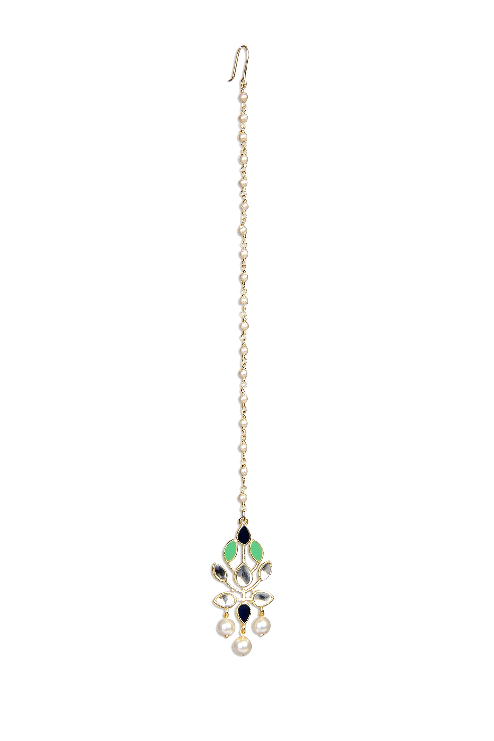 Golden Mangtika Green Enamel image number 1
