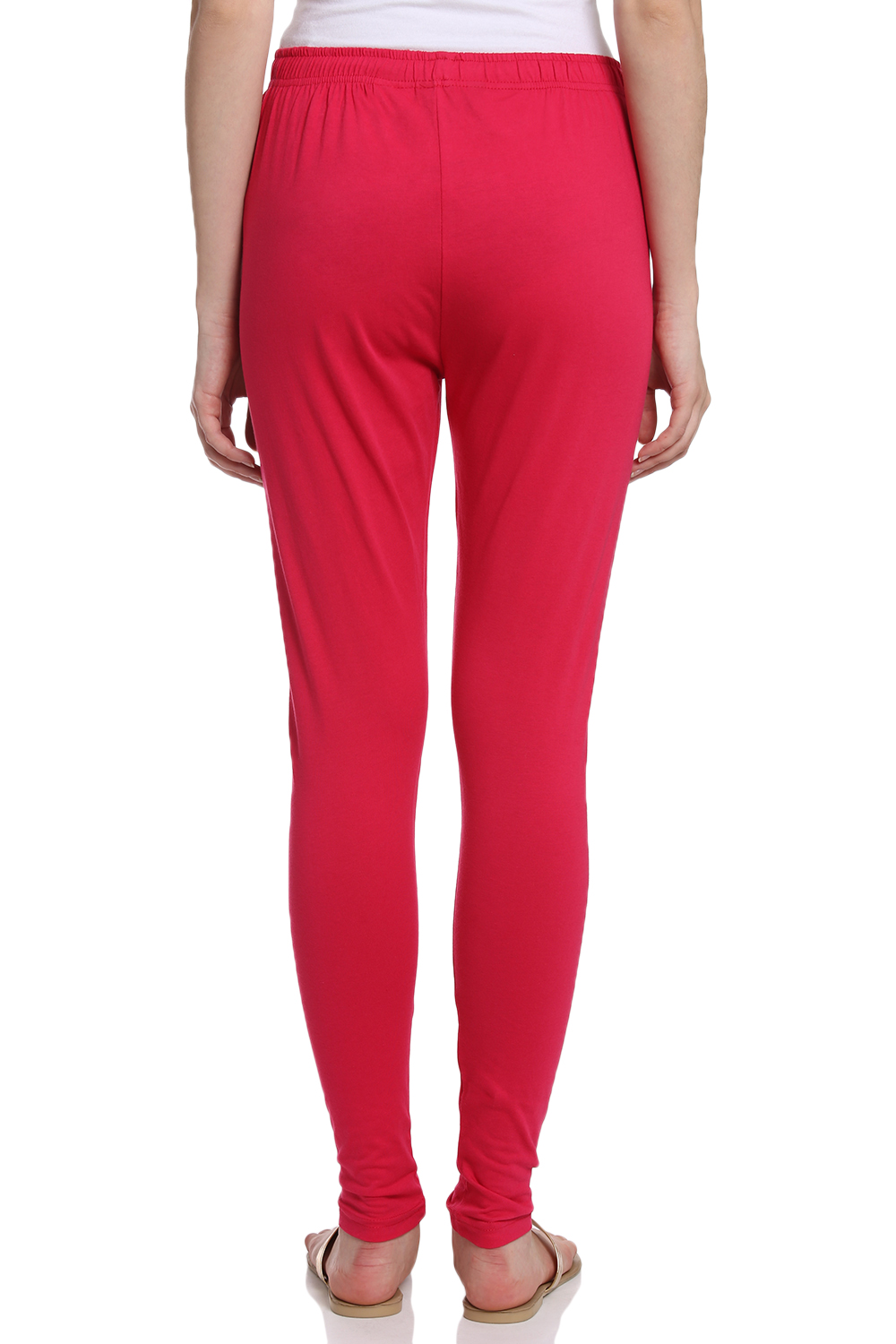 Pink Cotton Leggings image number 4