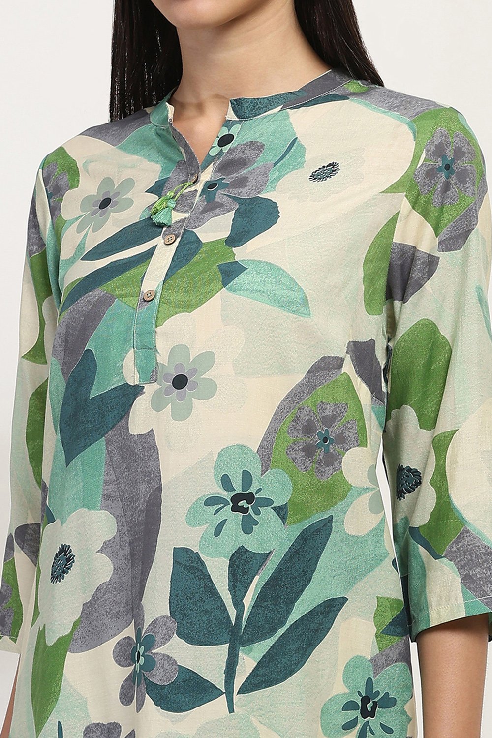 Aqua Viscose Straight SET image number 1