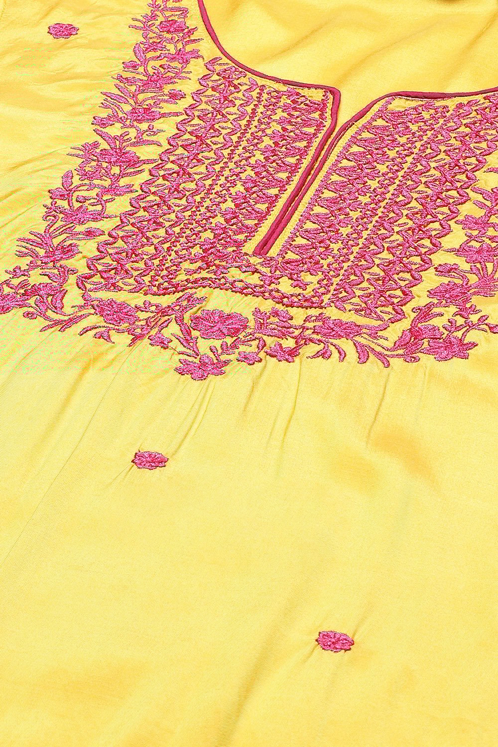 Pink Straight Solid Suit Set image number 1