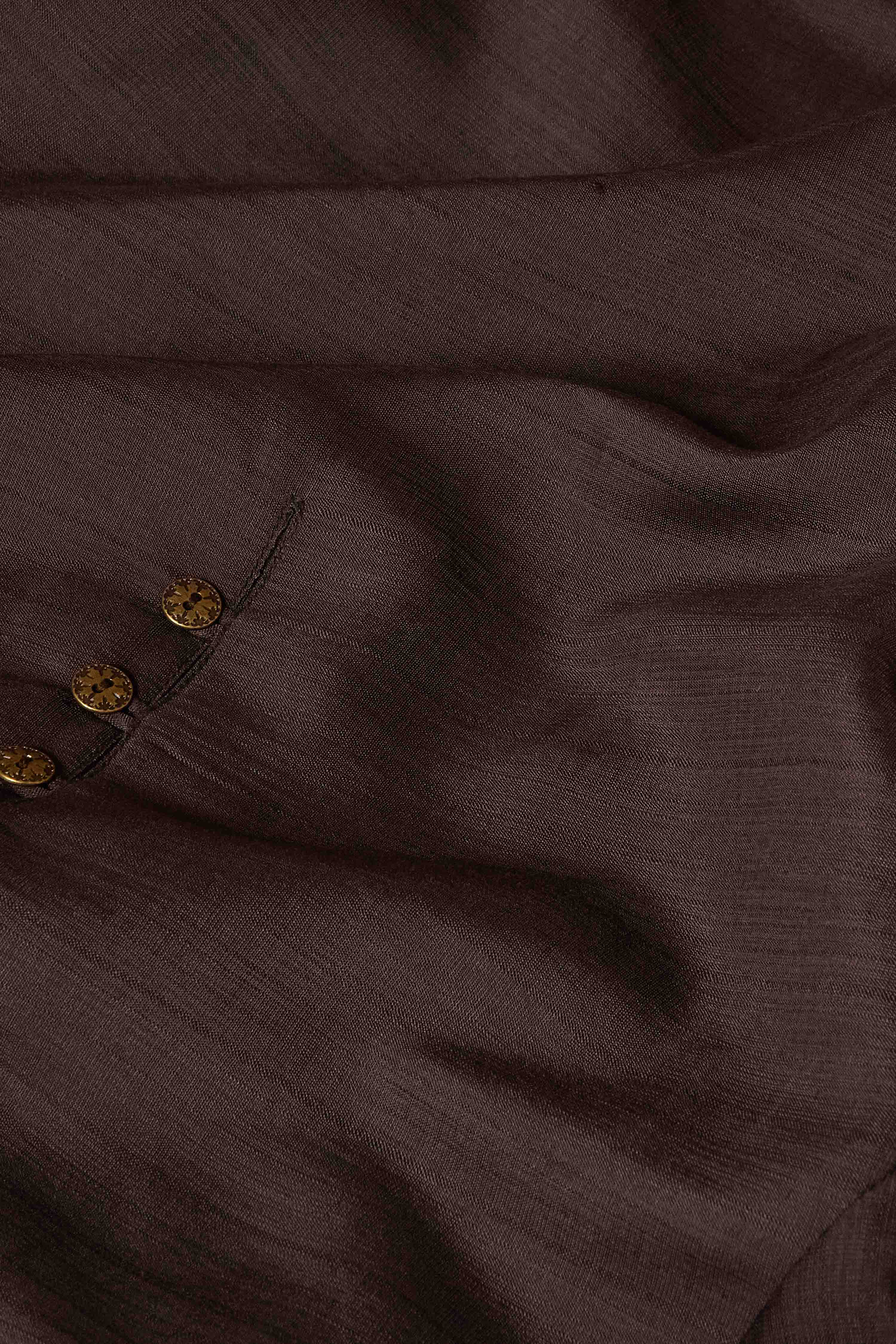 Mustard Viscose Blend Straight Printed Kurta image number 3