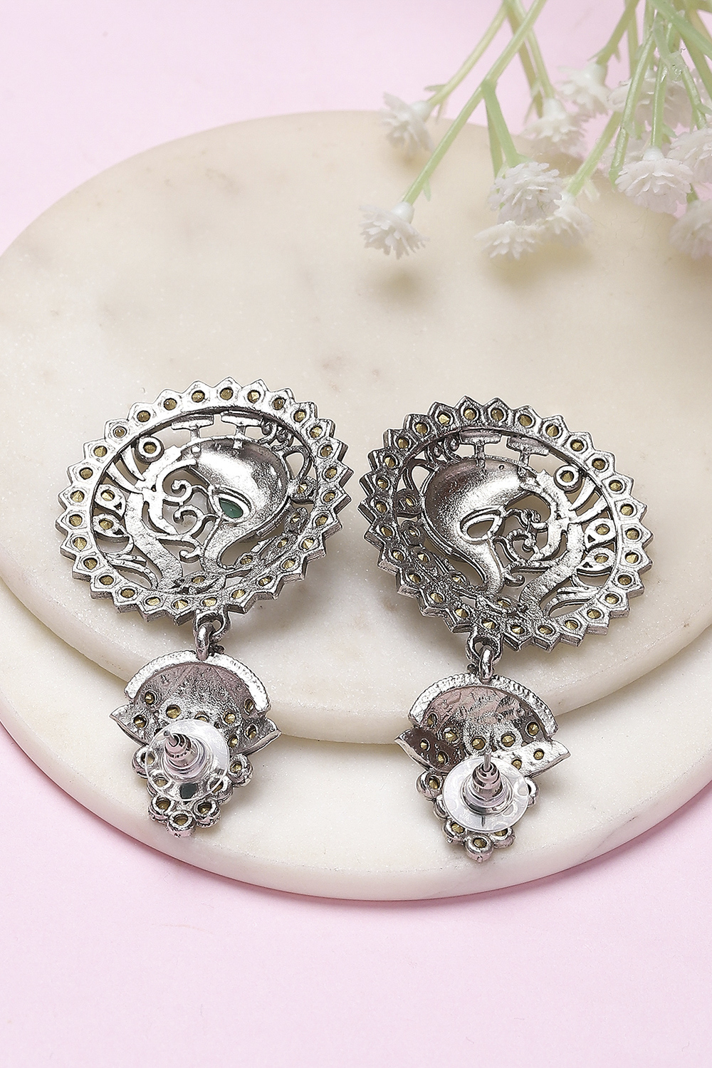 Green Alloy Drop & Danglers image number 2