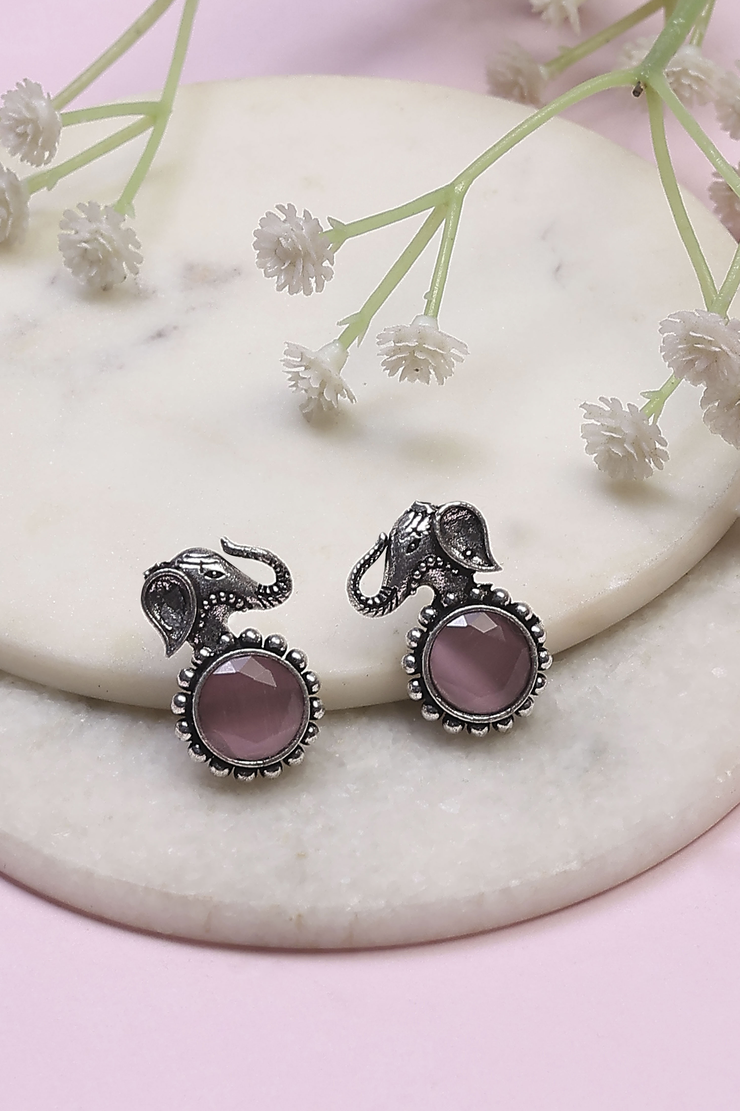 Light Pink Brass Studs image number 0