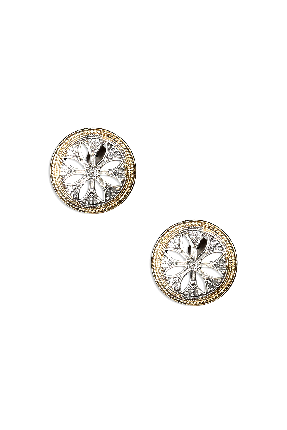 Silver & Gold Earrings image number 1