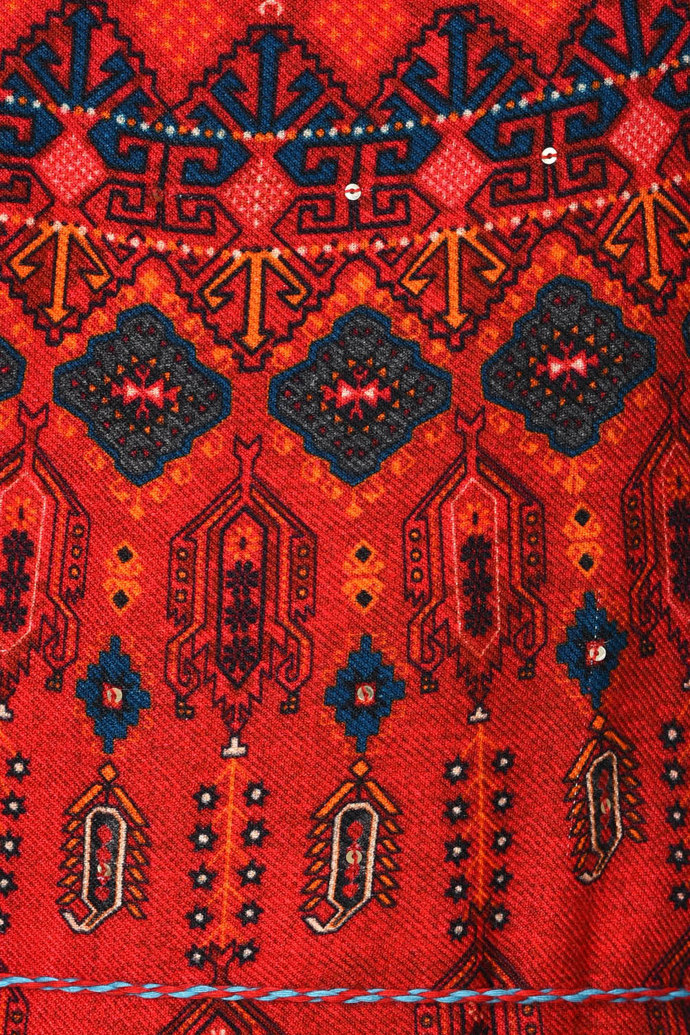 Red Straight Viscose Kurta image number 6