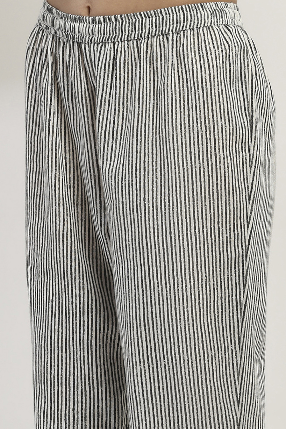 White Viscose Straight SET image number 2