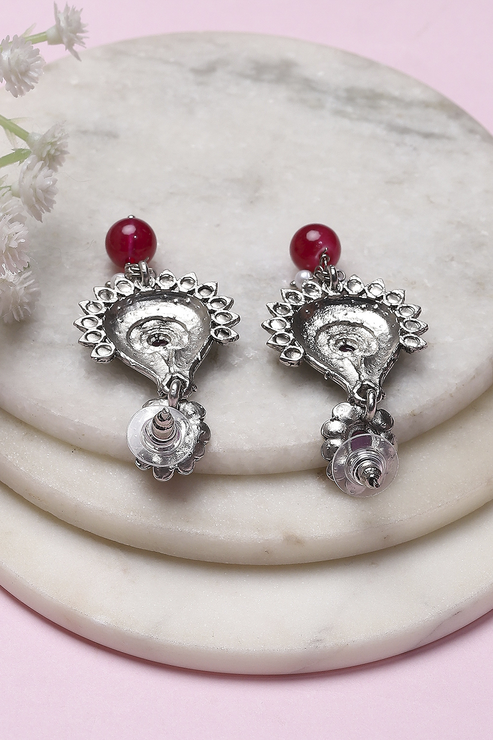 Red Alloy Drop & Danglers image number 2