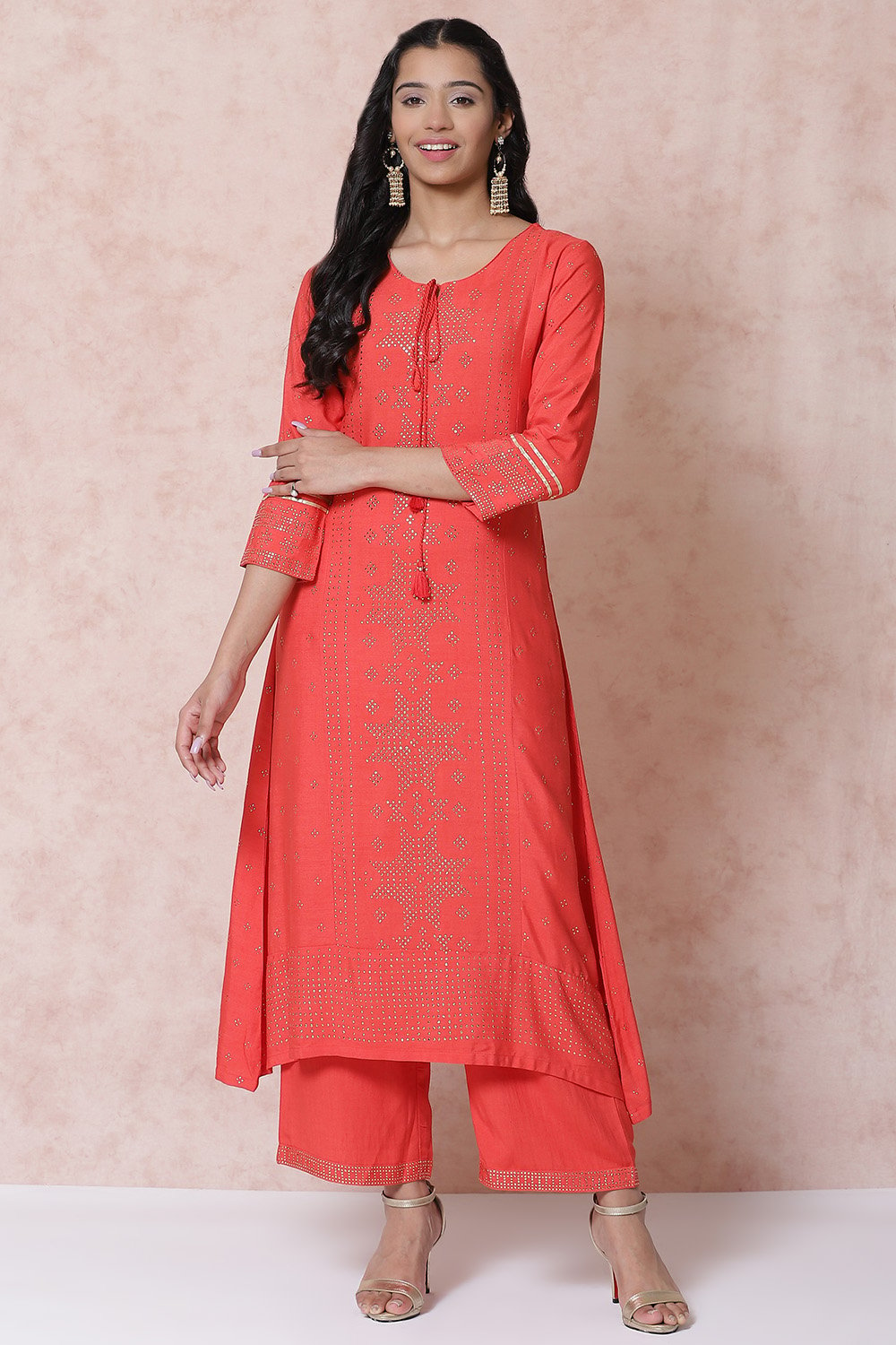 Coral LIVA A Line Kurta image number 0