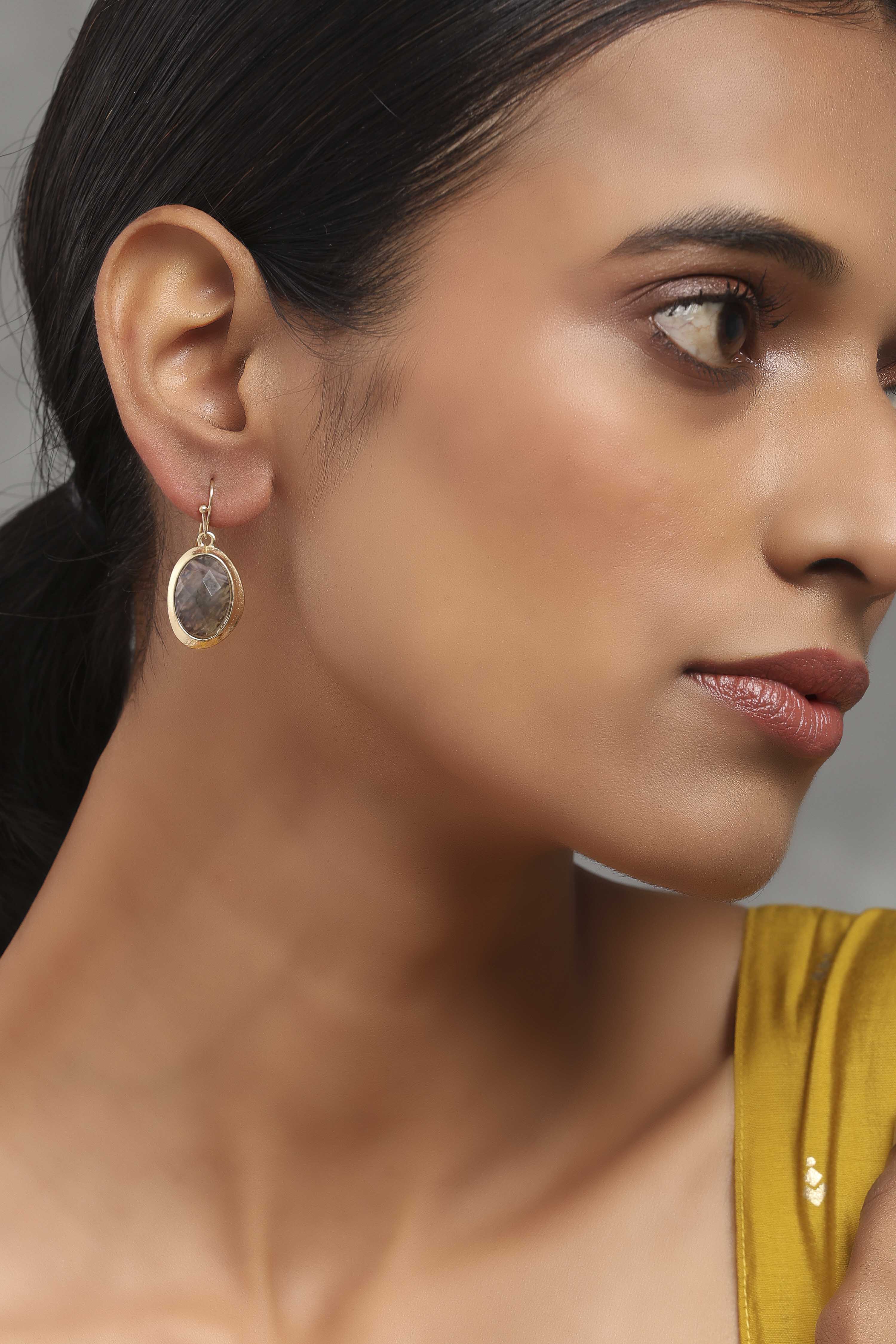 Brown Alloy Drop & Danglers image number 3