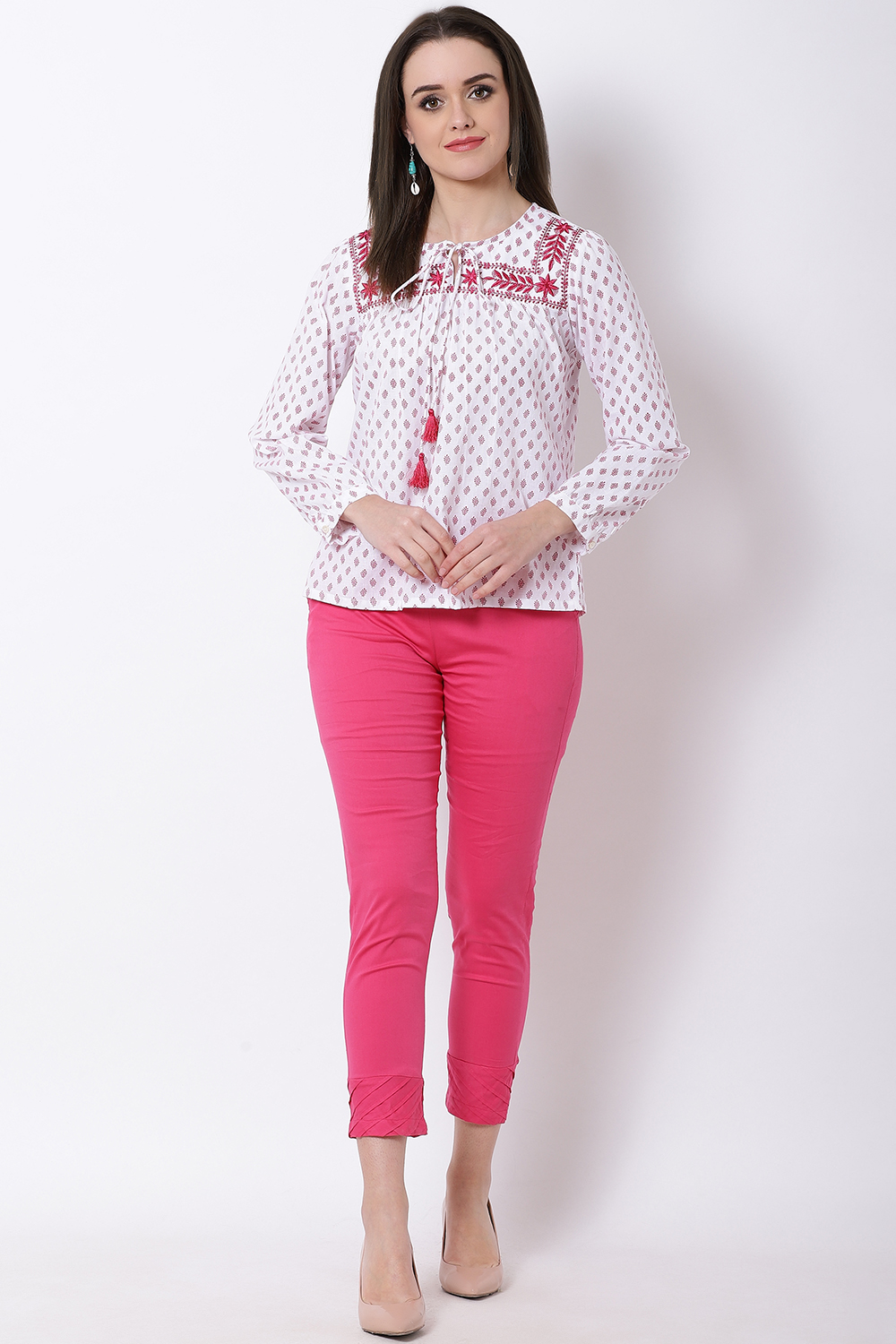 Blue Cotton Indie Top image number 4