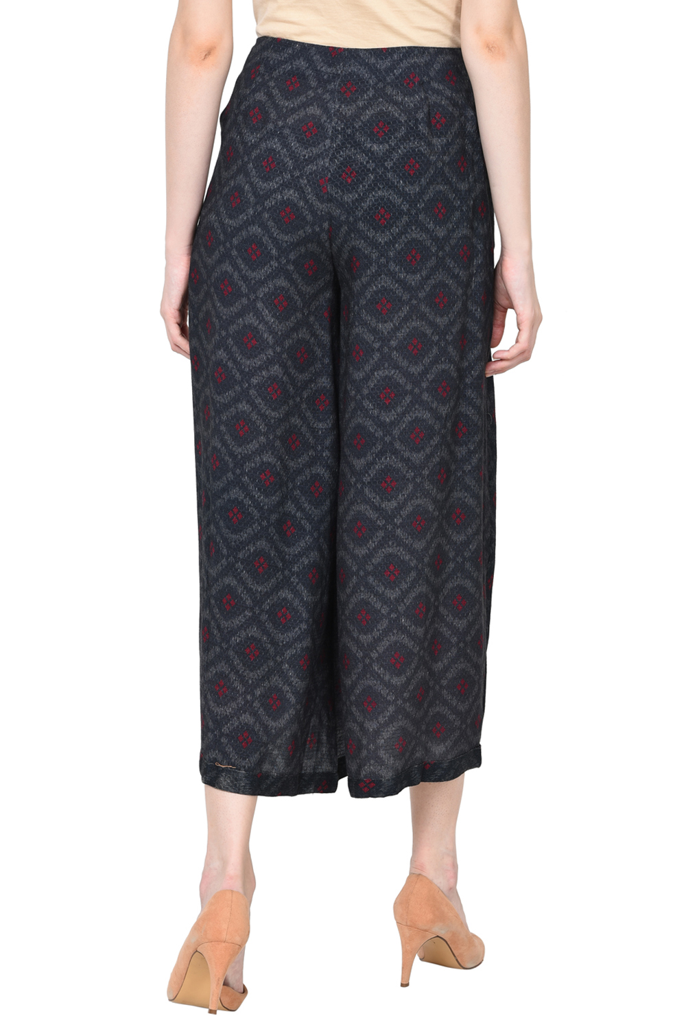 Black Modal Palazzo image number 4