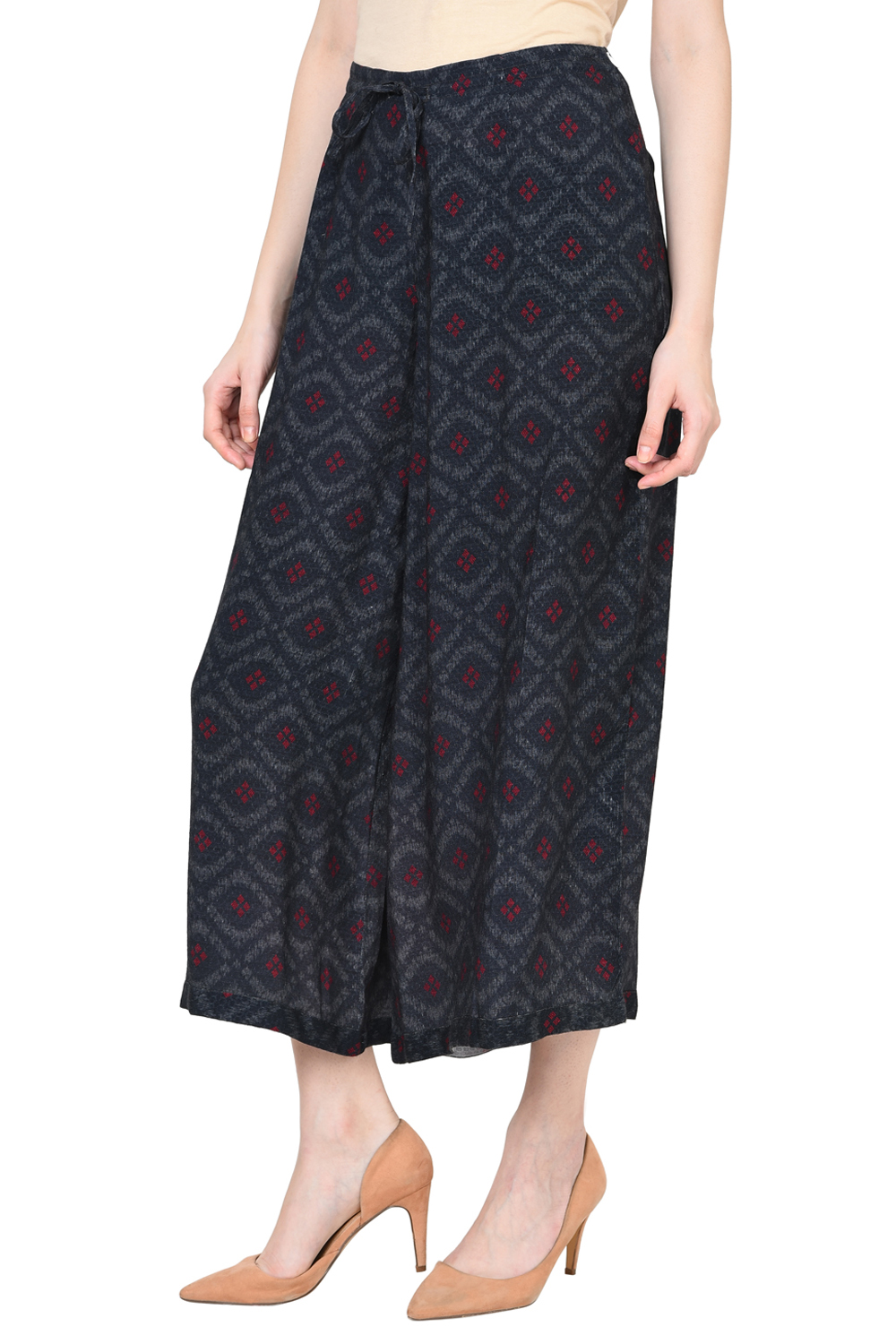 Black Modal Palazzo image number 3