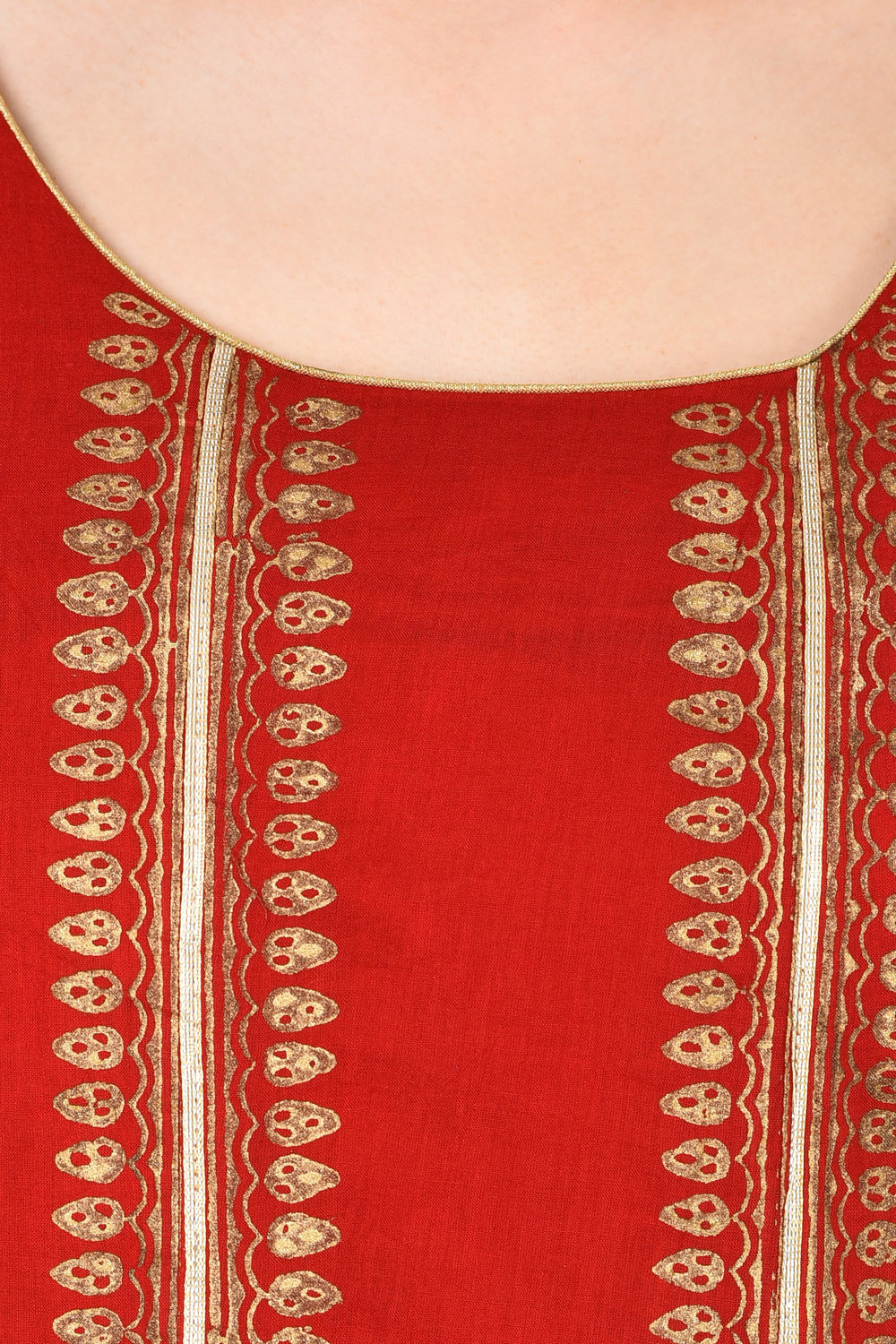 Maroon Kalidar Viscose Kurta image number 5