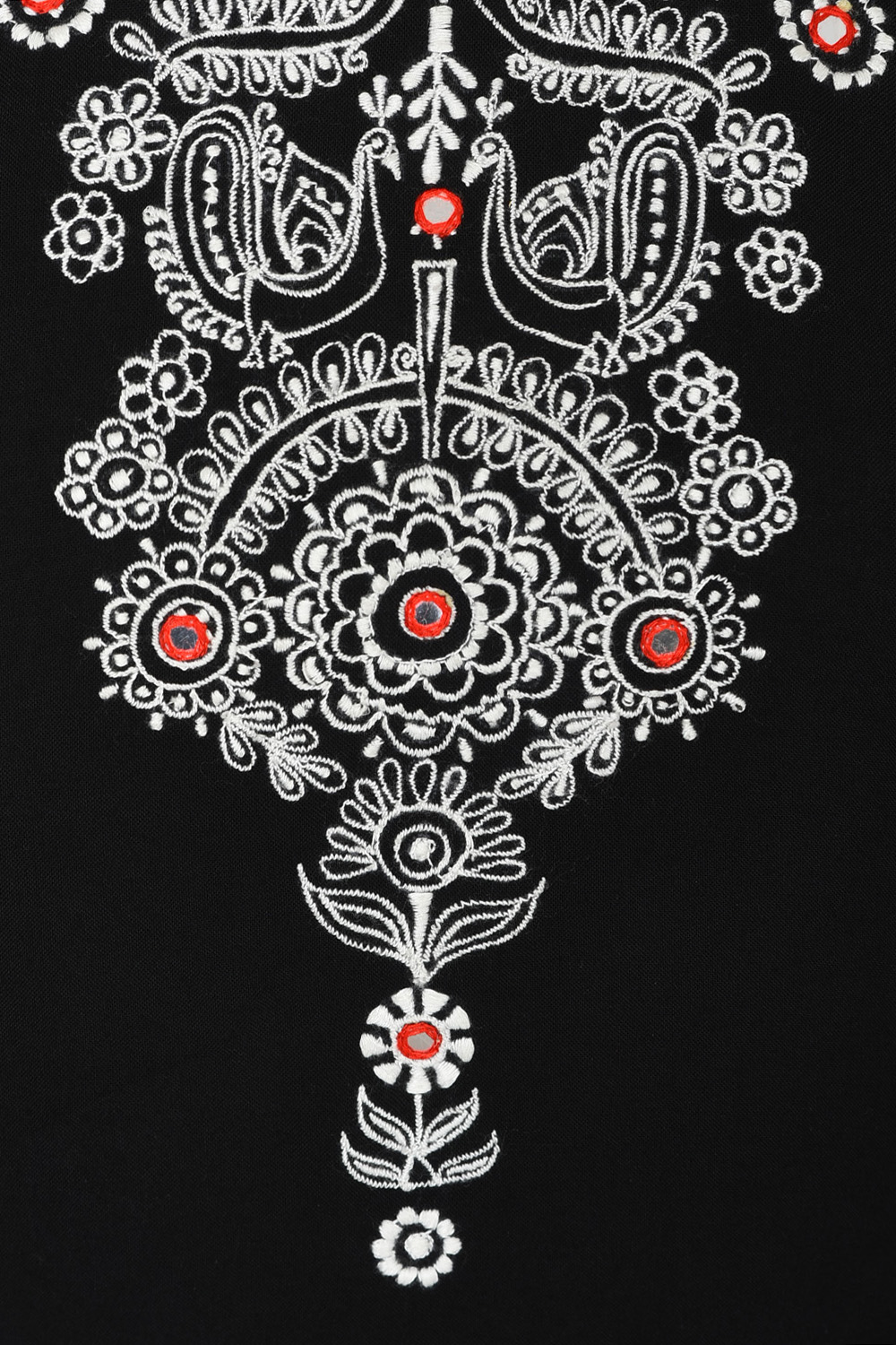 Black Straight Viscose Kurta image number 1