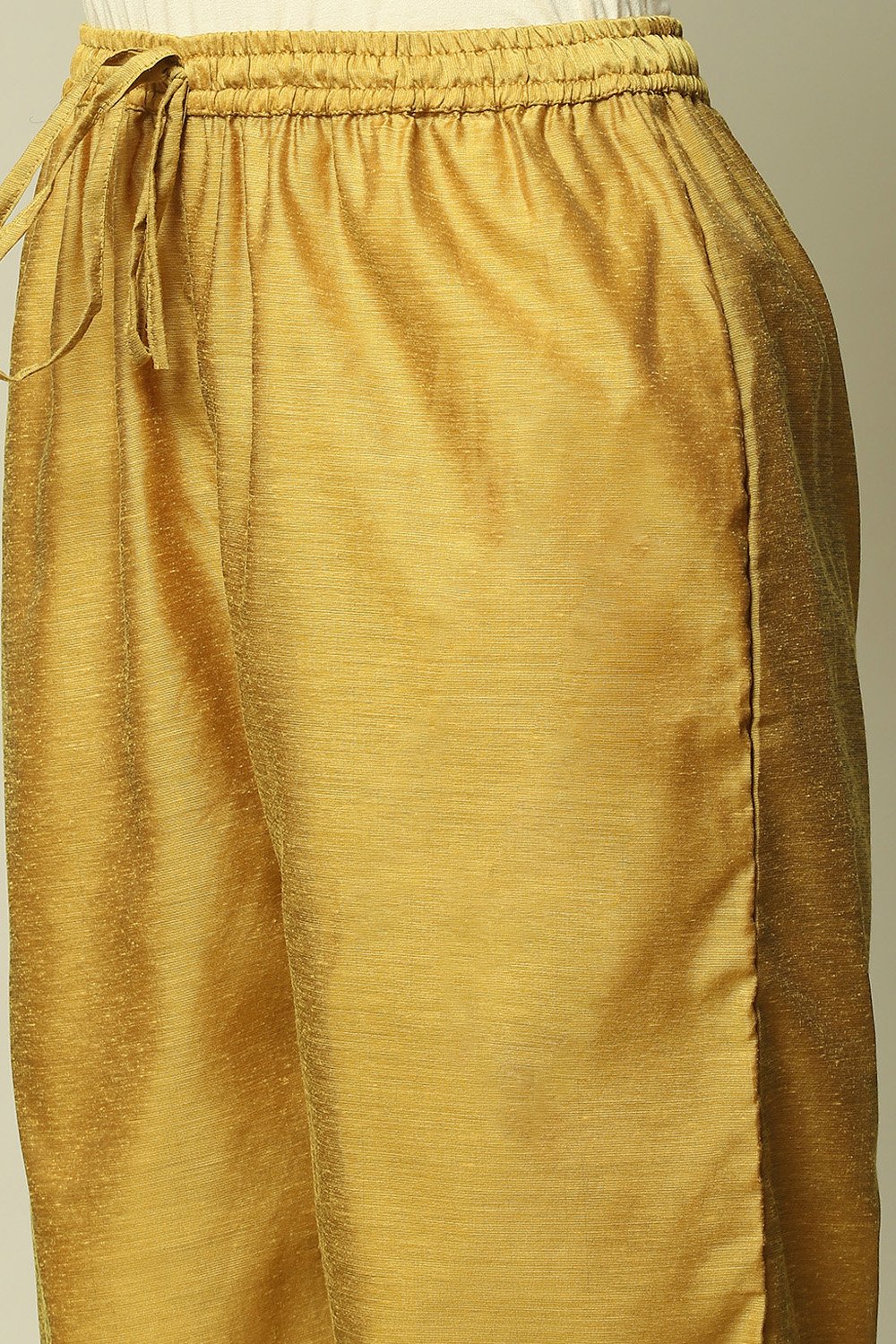 Yellow Viscose Straight Printed Kurta Palazzo Suit Set image number 2